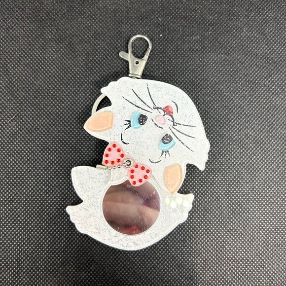 New Disney Parks Aristocats Marie keychain/mirror - Picture 3 of 3